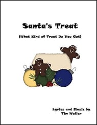 Santa's Treat Instrumental Parts choral sheet music cover Thumbnail